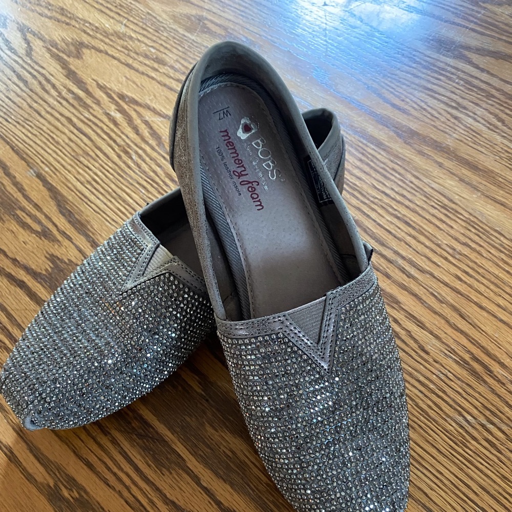 Skechers BOBS Big Dreamer Pewter Flash Size 7